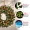 30" Frosted Berry Wreath with 100ct. Clear Lights